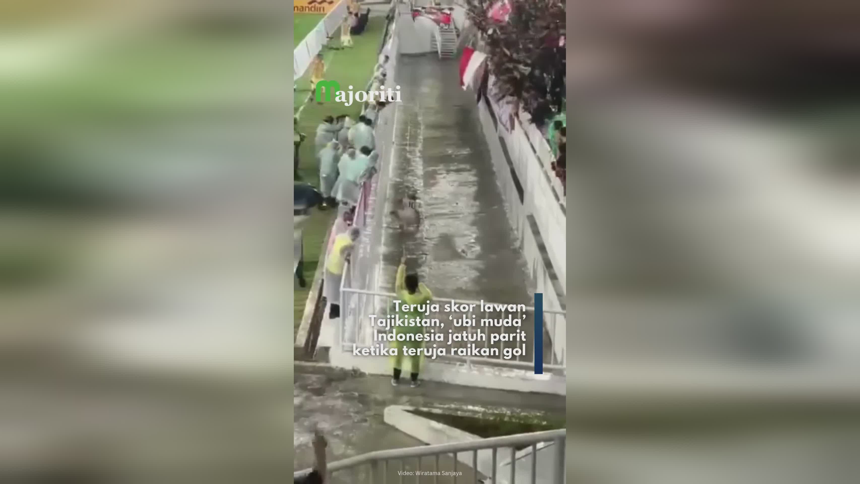后还自己跑, 据印尼当地, 印尼U